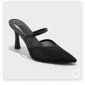 NWT!!!! Black Mesh Heels Size 10